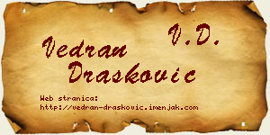 Vedran Drašković vizit kartica